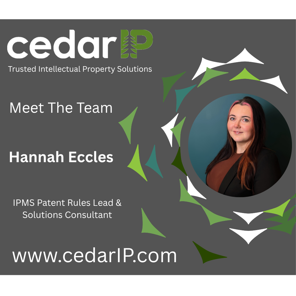 Meet the CedarIP team: Hannah Eccles